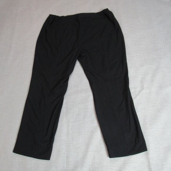 Talbots Pants Womens Size 16W Black Straight Leg Trousers Work Slacks Basic - Picture 4 of 11